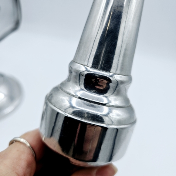 Pottery Barn Gemma Silver Tone Pillar Candle Holders - set of two - Picture 11 of 12